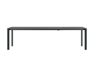Extenso large table with charcoal legs