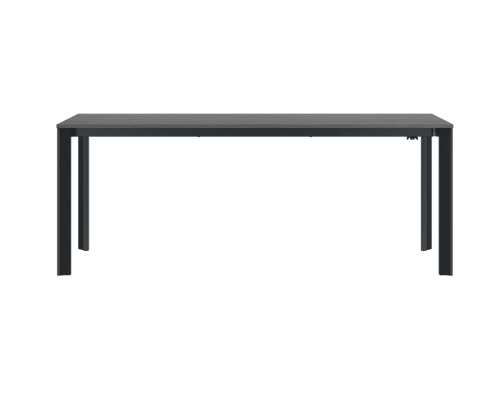 Extenso large table with charcoal legs