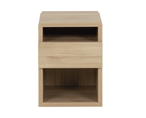 Mervent  bedside with 1 drawer and 2 compartments